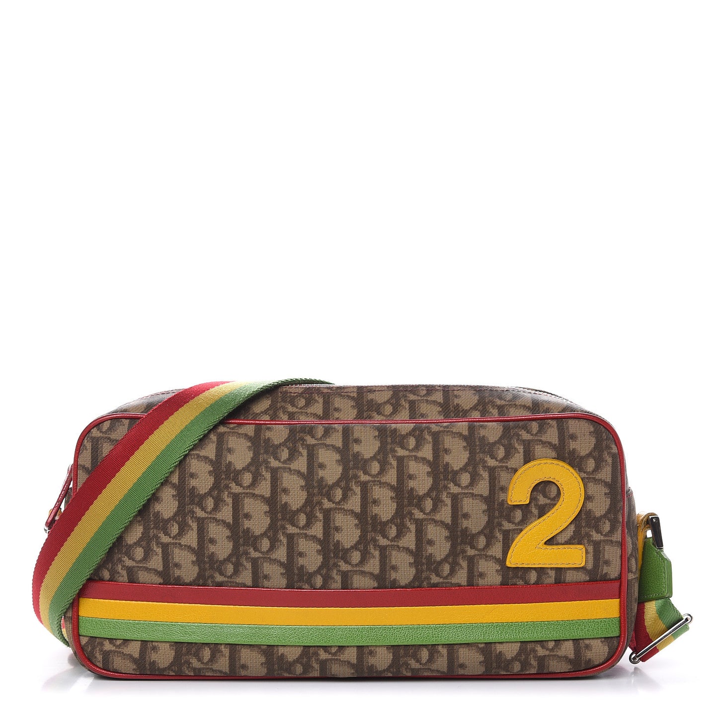 Monogram Rasta Messenger Bag Beige