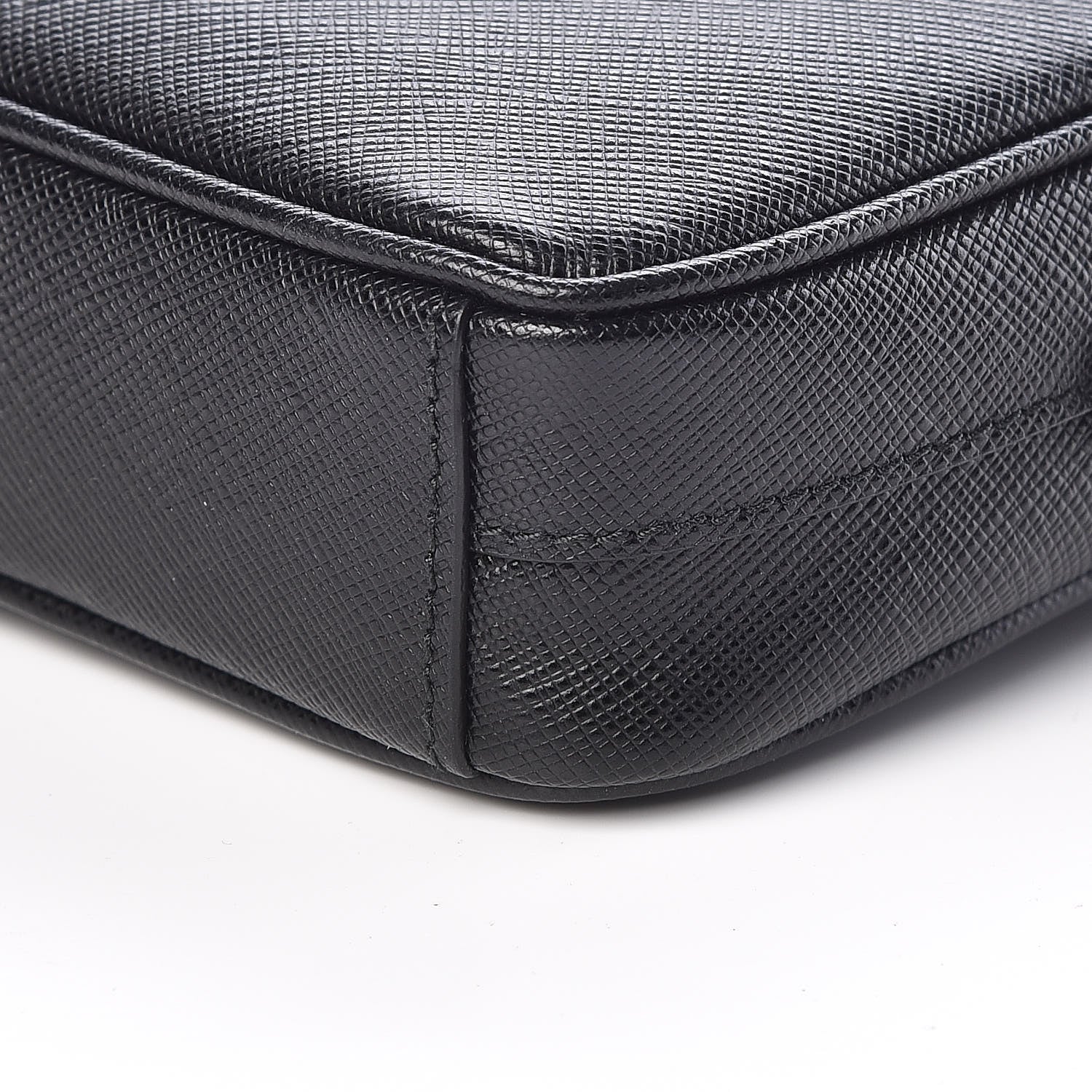 Prada Saffiano Small Camera Crossbody Bag Black 9 of 9