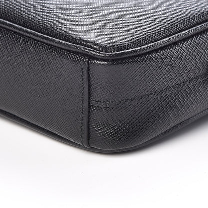 Prada Saffiano Small Camera Crossbody Bag Black 9 of 9