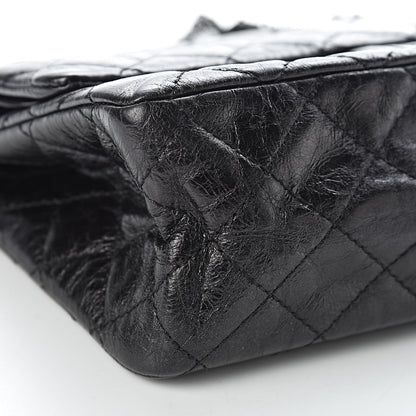 Chanel Glazed Calfskin Quilted 2.55 Reissue 226 Flap So Black 11 of 13