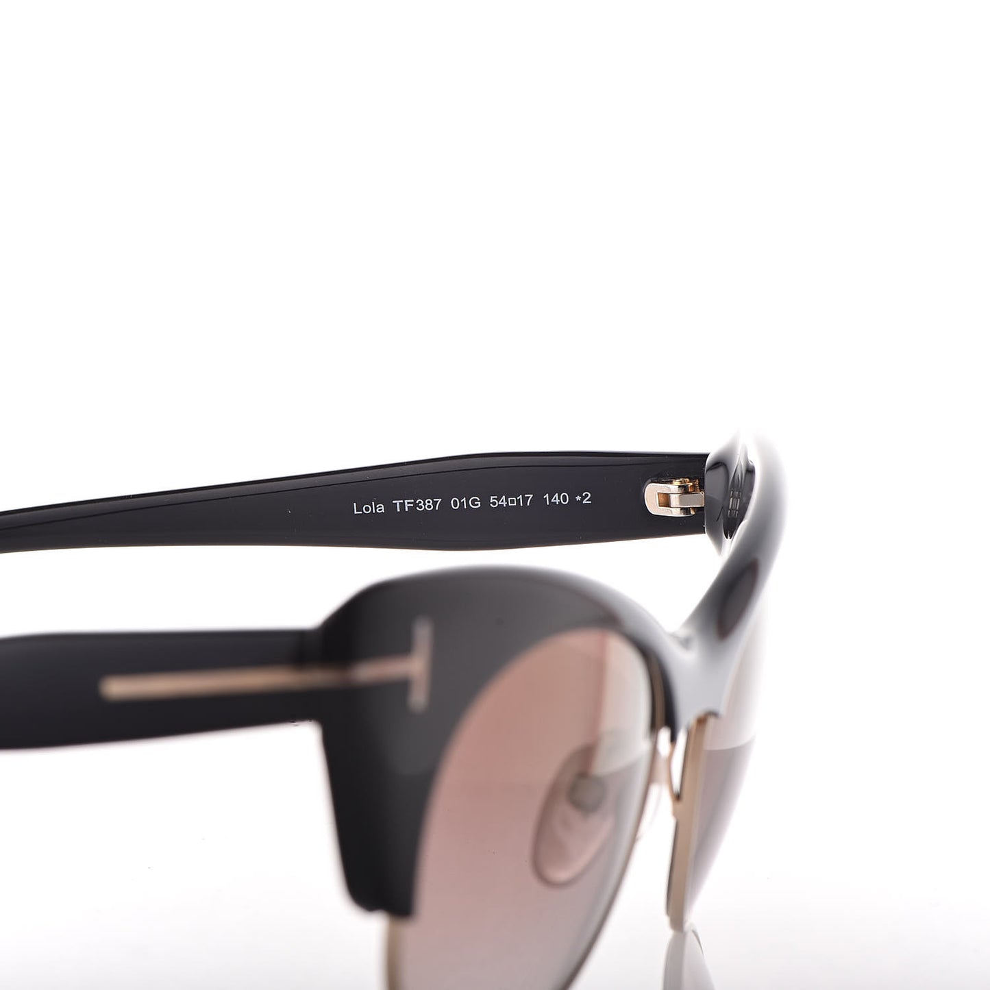 Lola Cat Eye Sunglasses TF387 Black