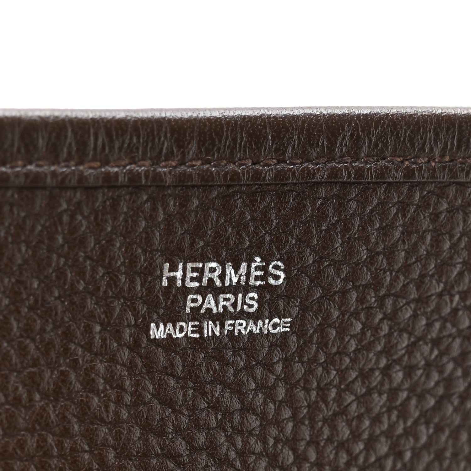 Hermes Taurillon Clemence Evelyne III PM Chocolate 6 of 10