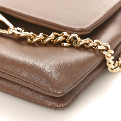 Chloe Lambskin Small Faye Top Handle Bag Brown 10 of 10