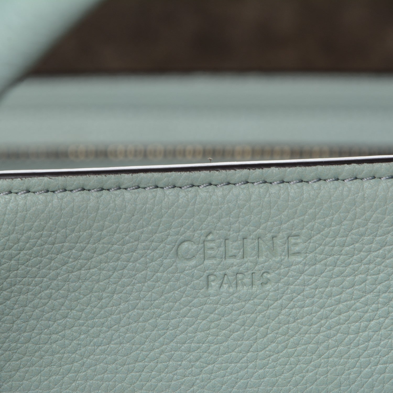 Celine Baby Grained Calfskin Medium Phantom Luggage Jade 7 of 7