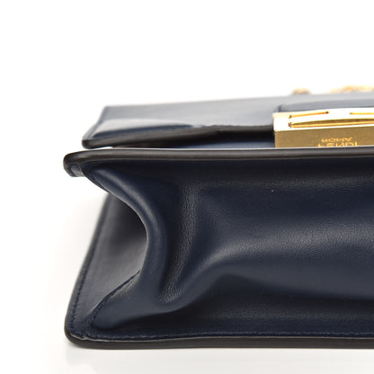 Fendi Vitello Grace Matte Small Kan U Shoulder Bag Midnight 10 of 11
