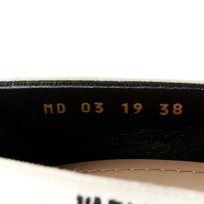 Christian Dior Technical Canvas Ribbon Embroidered J'Adior 65mm Pumps 38 Black 9 of 9