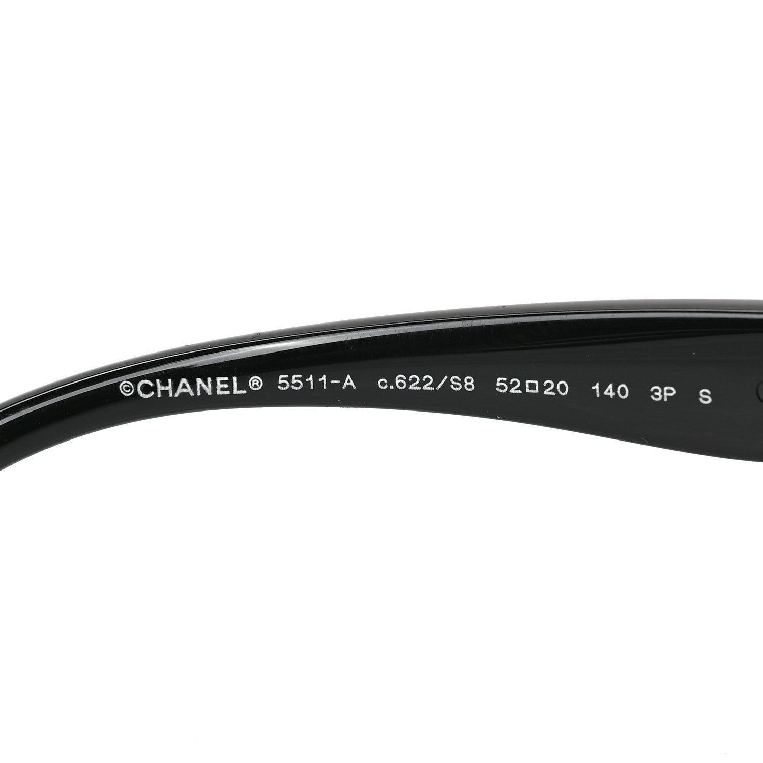 Chanel Calfskin Chain Sunglasses 5511-A Black 7 of 7