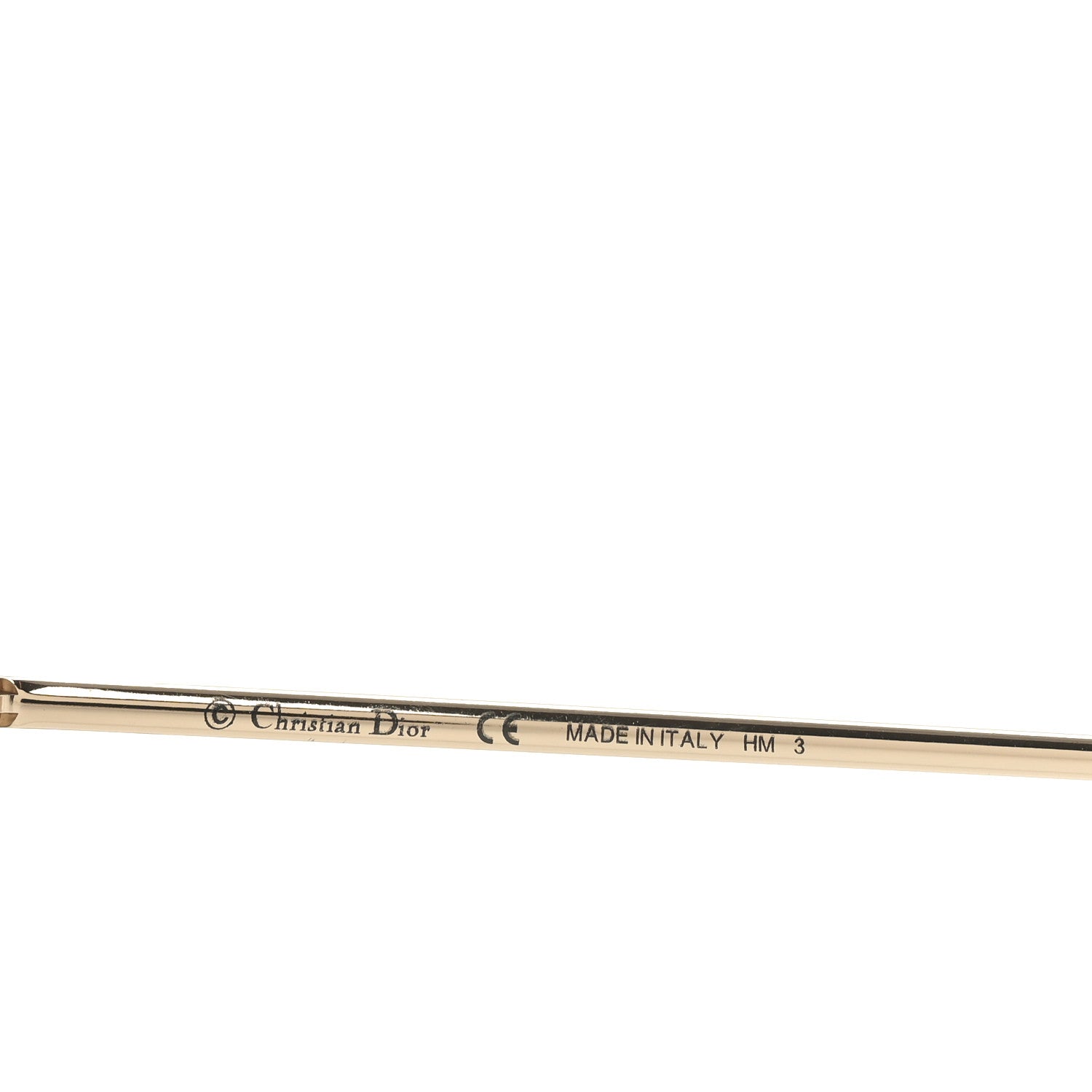 Christian Dior Split 1 Aviator Sunglasses Gold 5 of 6