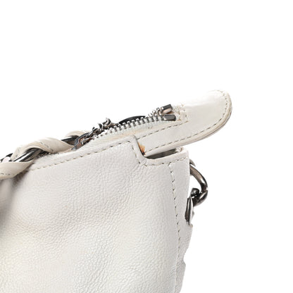 Chanel Calfskin Modern Chain Hobo White 12 of 13