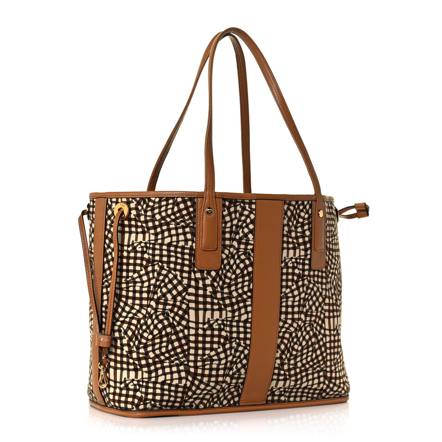 Visetos Medium Liz Reversible Shopper Tote Cognac