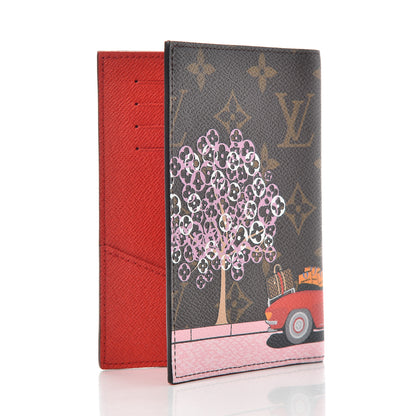 Louis Vuitton Monogram 2019 Christmas Animation Passport Cover Rouge 3 of 6