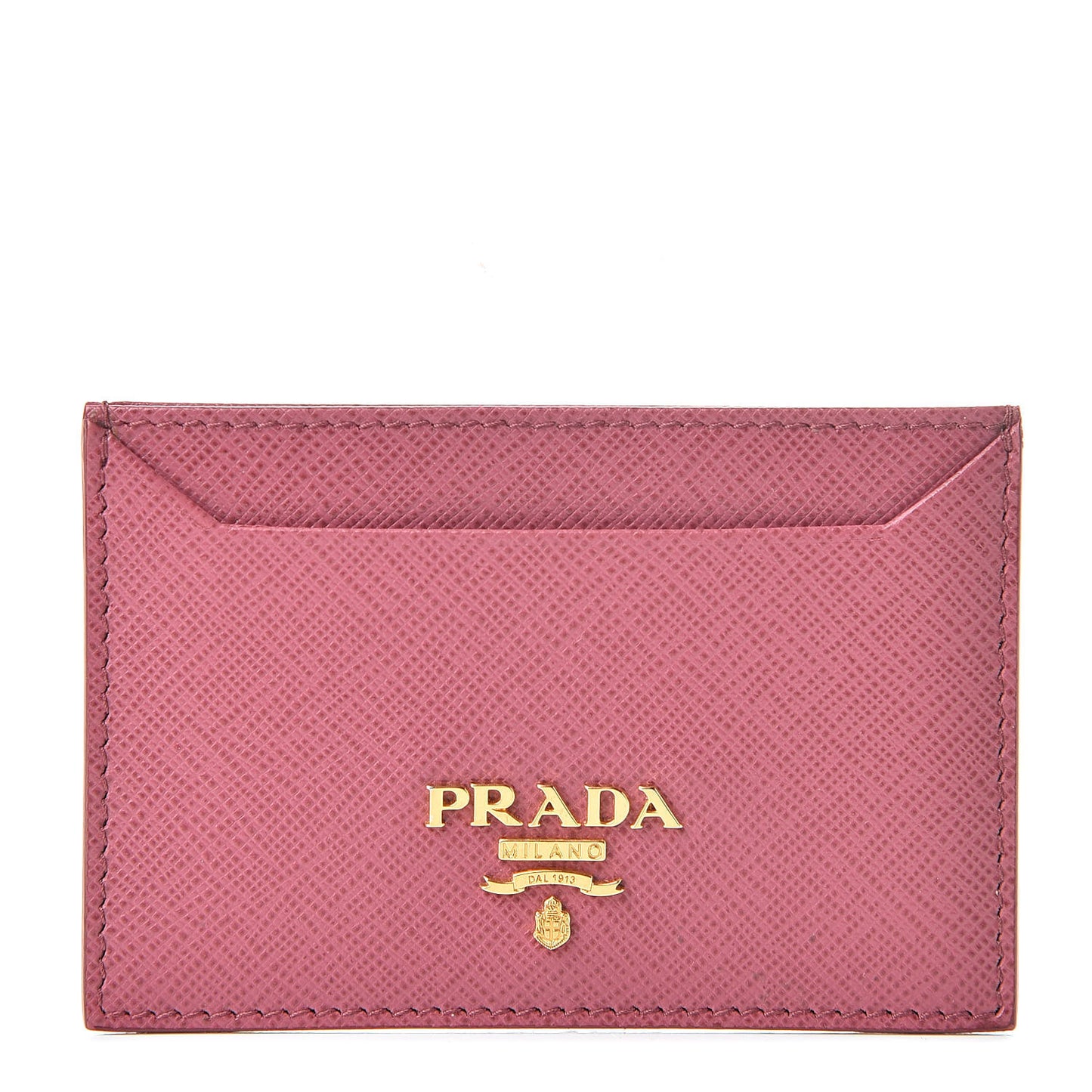 Saffiano Metal Card Case Bruyere