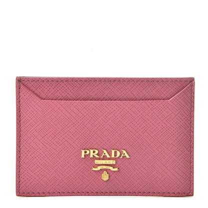 Prada Saffiano Metal Card Case Bruyere 1 of 8