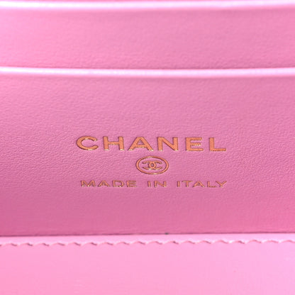 Chanel Caviar Quilted Top Handle Pocket Vanity Case Lilac 6 of 9