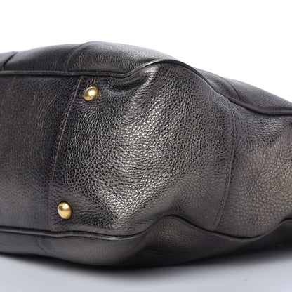 Prada Vitello Daino Tote Piombo 7 of 10