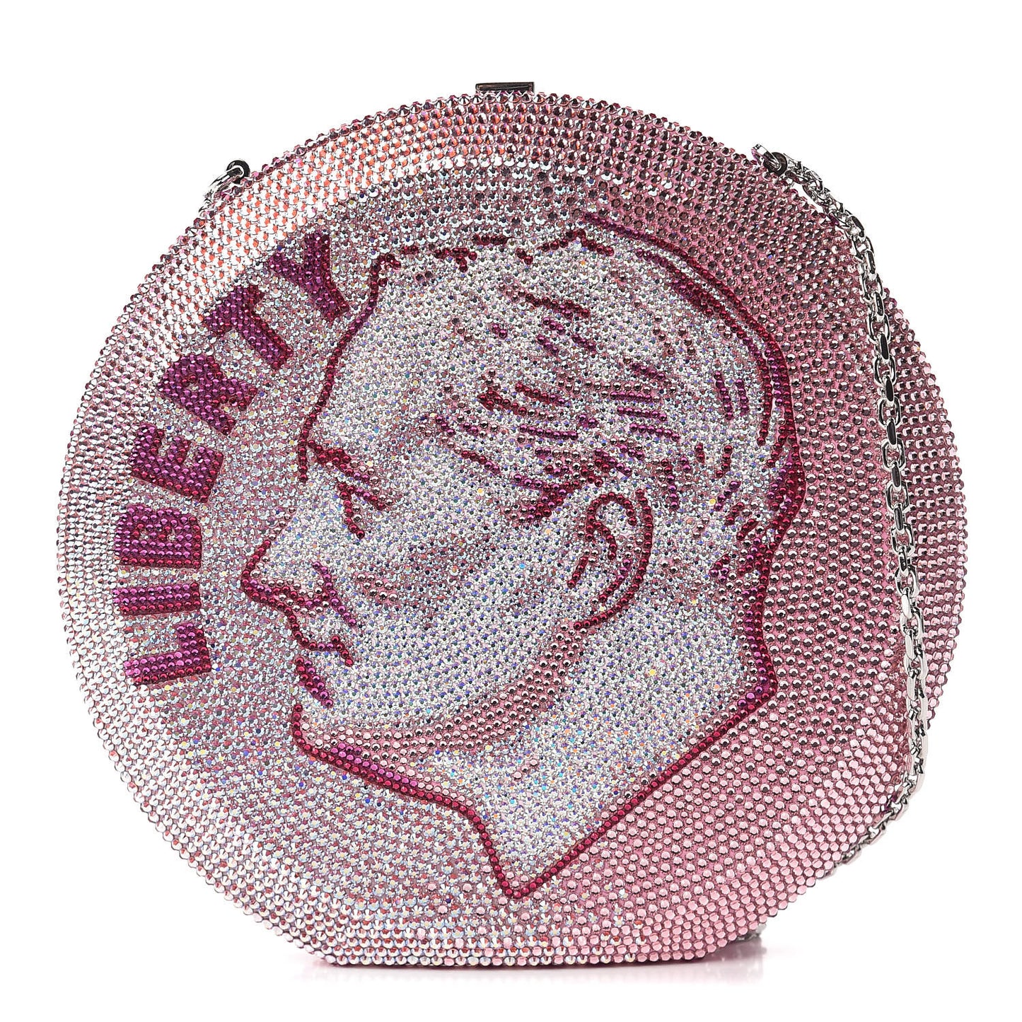 Crystal No Ceilings Dime Disc Bag Pink