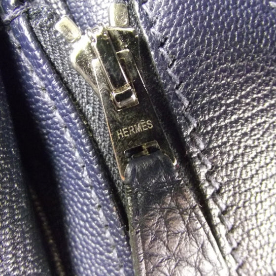 Taurillon Clemence Birkin 30 Navy