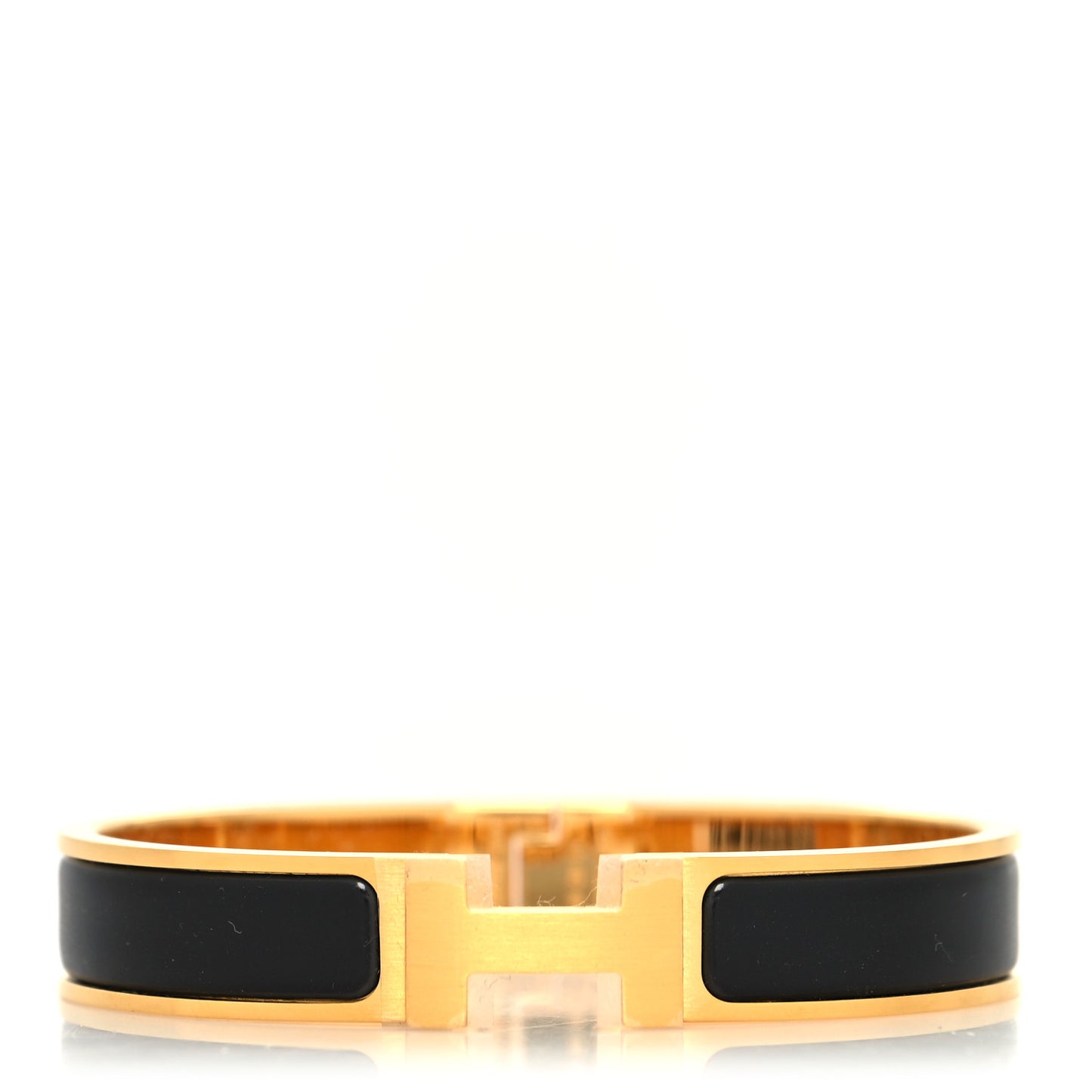 Matte Enamel Narrow Clic Clac HH Bracelet T5 Black
