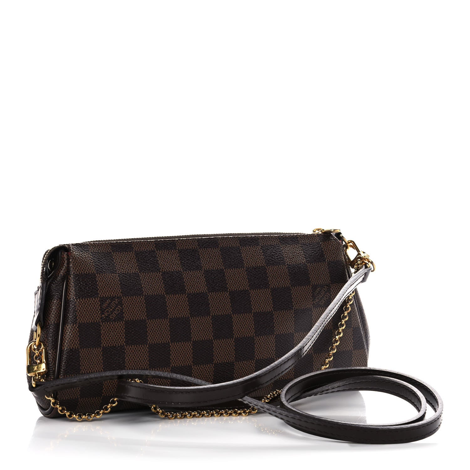 Louis Vuitton Damier Ebene Eva Clutch 3 of 15