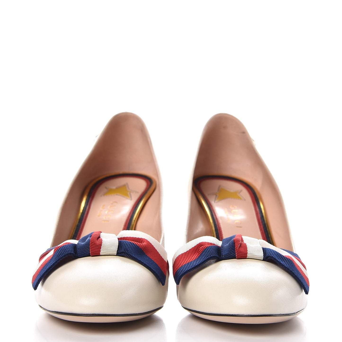 Malaga Kid Web Bow Pumps 40 White