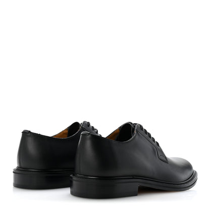 Valentino Garavani Calfskin Mens Derby Loafers 41 Black 5 of 10
