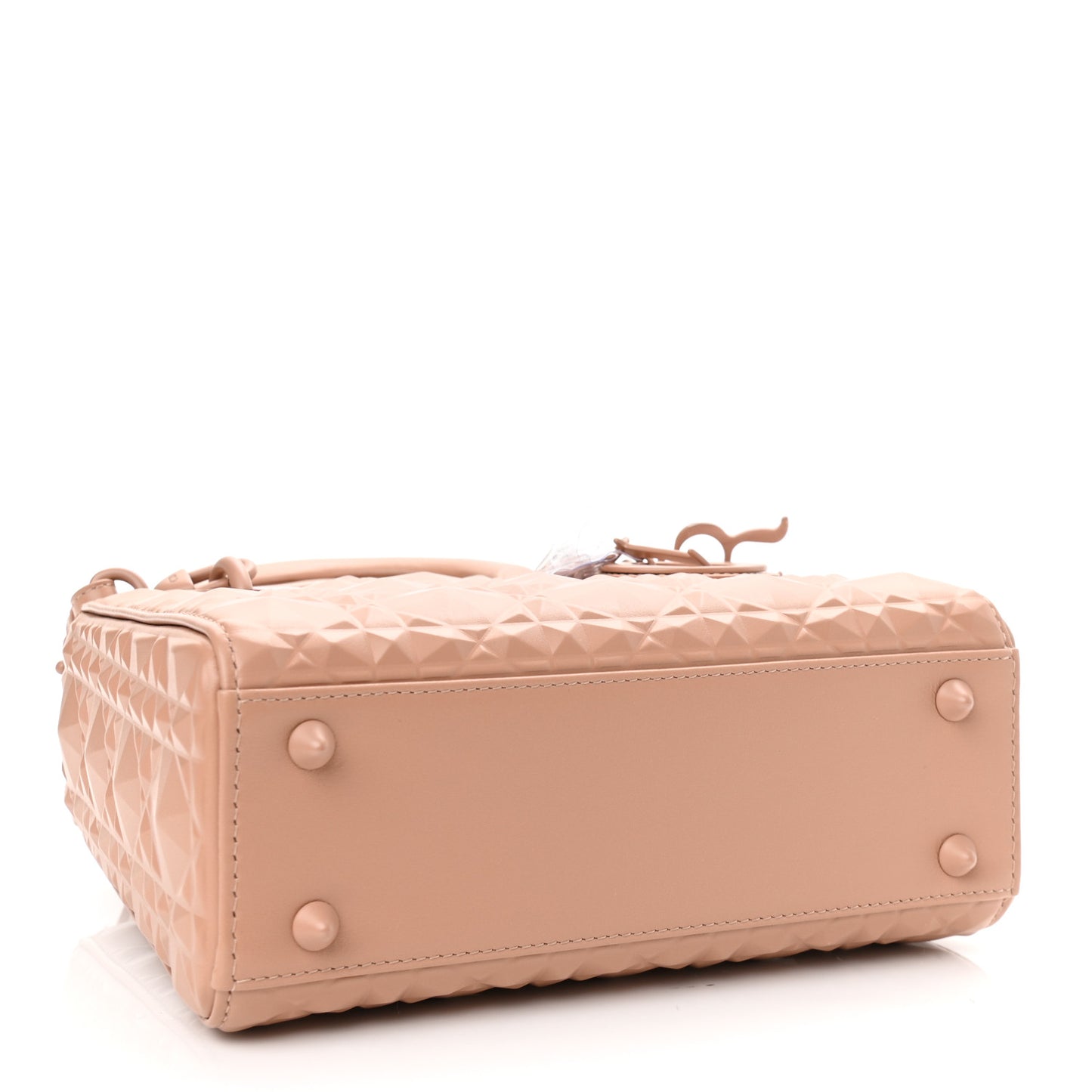 Calfskin Cannage Diamond Small My ABCDior Lady Dior Rose Des Vents