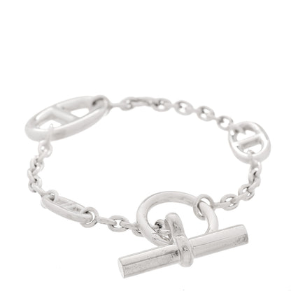 Hermes Sterling Silver Farandole Bracelet LG 2 of 5