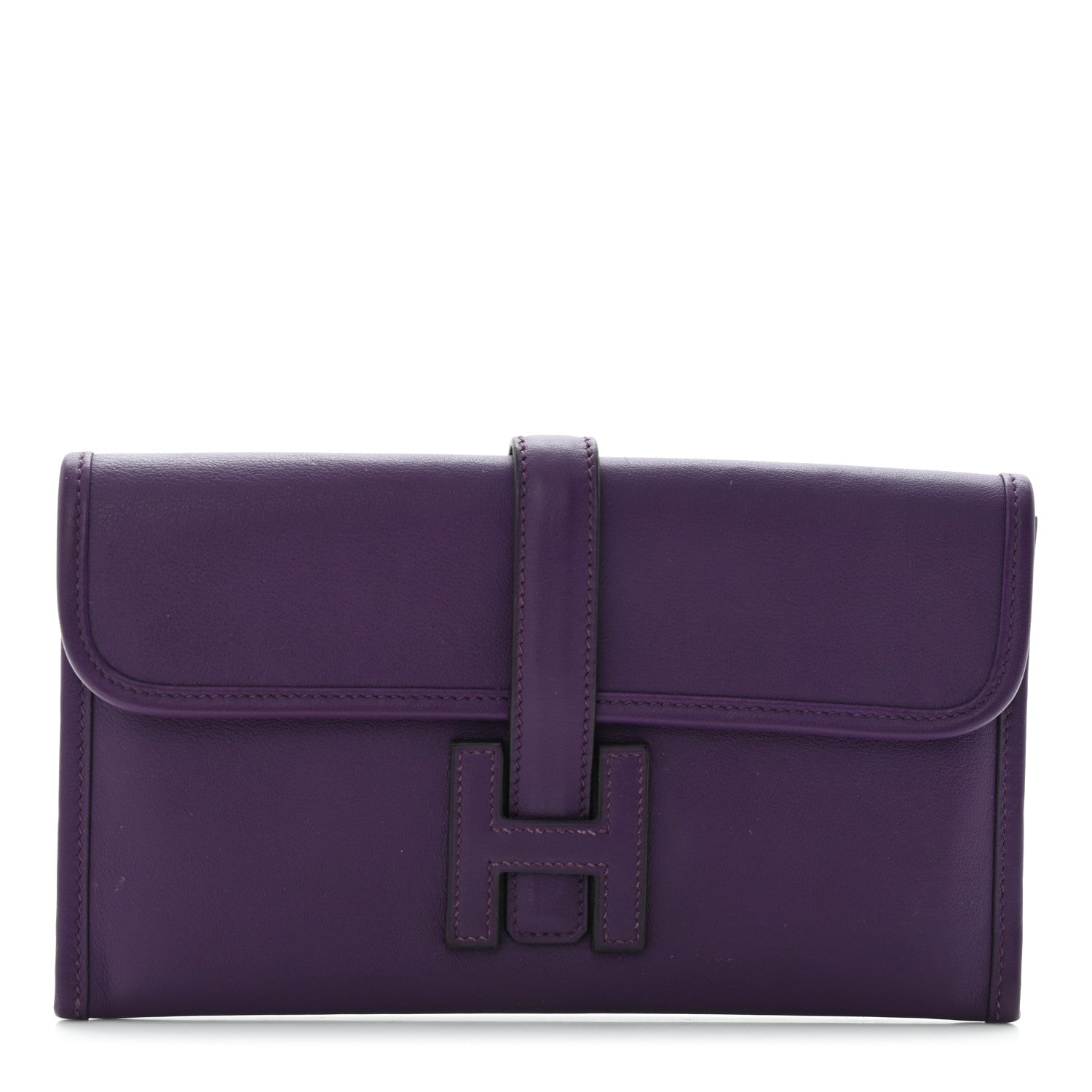 Hermes Swift Jige Duo Clutch Ultraviolet 2 of 10