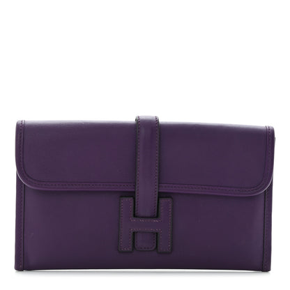 Hermes Swift Jige Duo Clutch Ultraviolet 2 of 10
