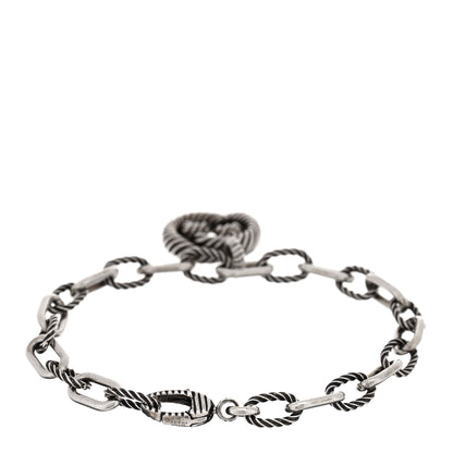Gucci Sterling Silver Interlocking G Charm Bracelet 2 of 3