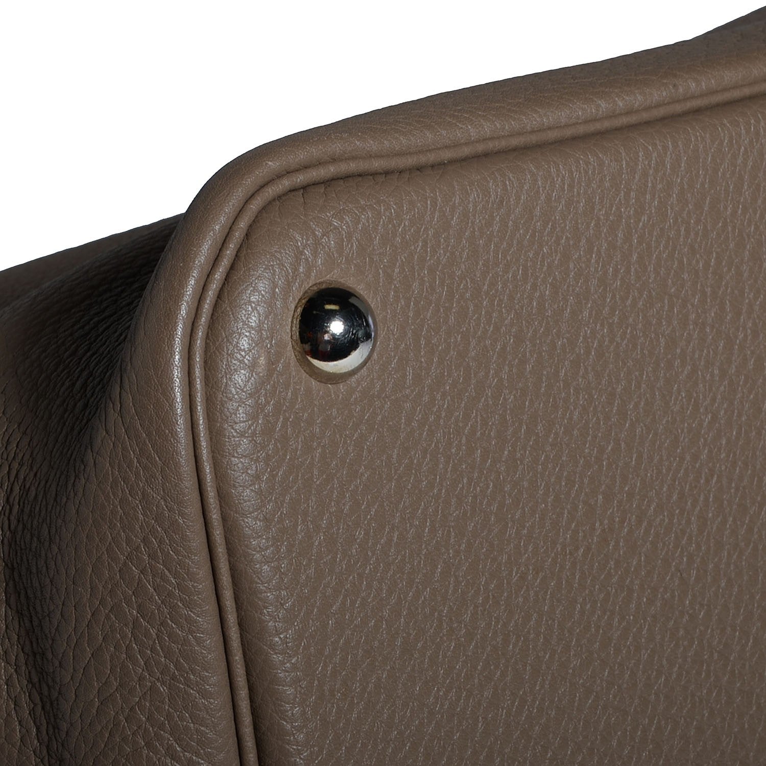 Hermes Taurillon Clemence Sac De Voyage Bolide 47 Etoupe 7 of 17