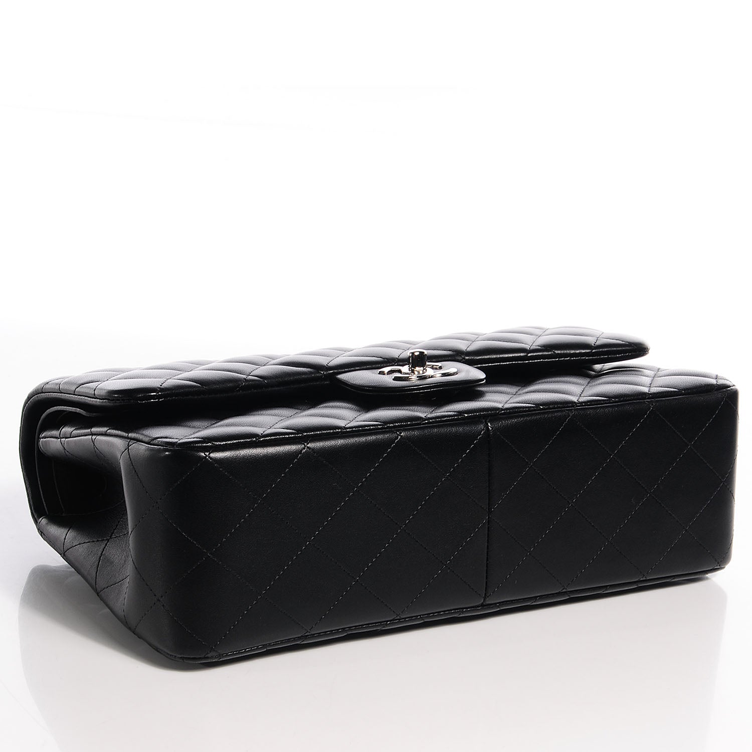 Chanel Lambskin Jumbo Double Flap Black 4 of 10
