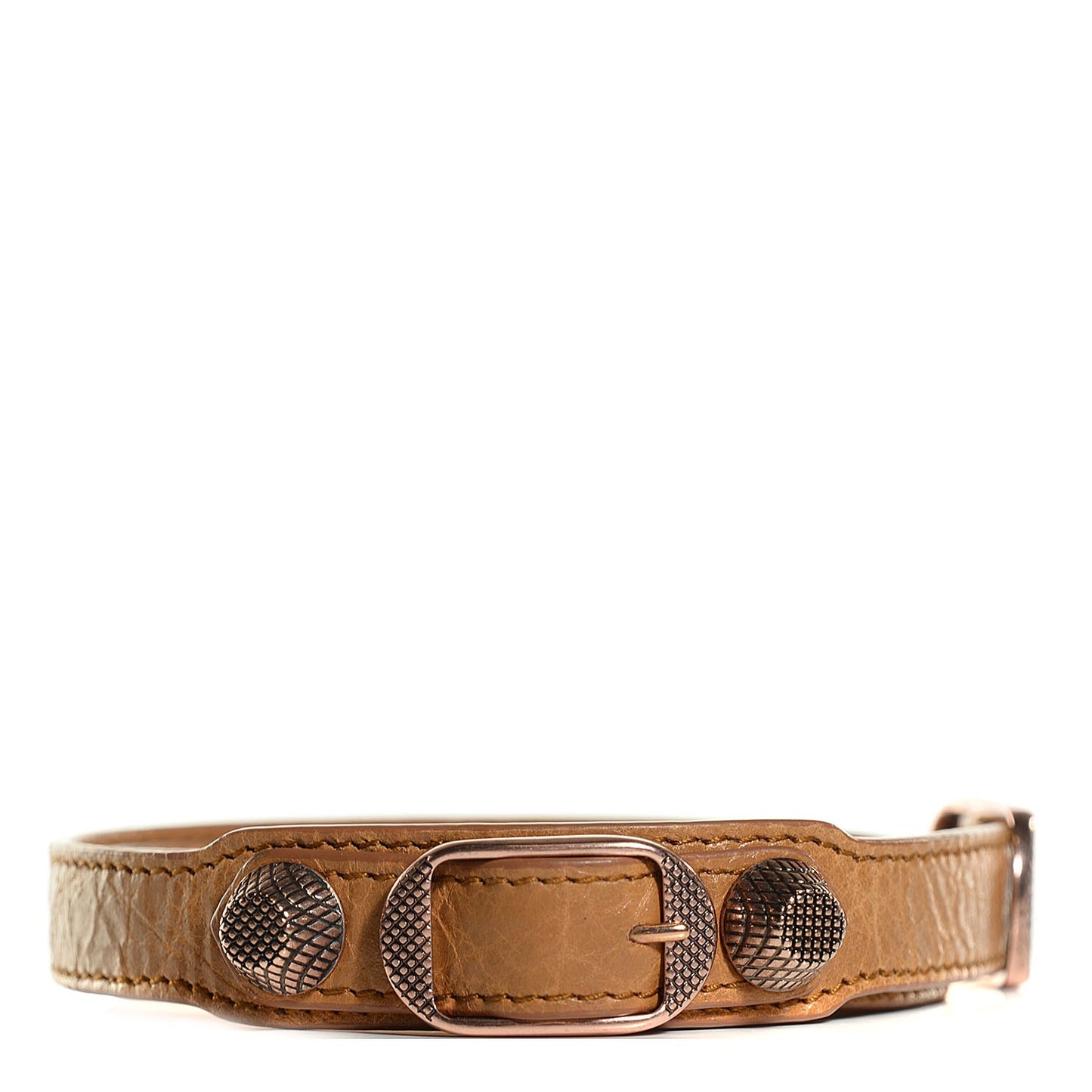 Agneau Giant Gold Triple Tour M Bracelet Cumin
