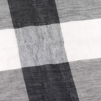 Burberry Wool Silk Gauze Check Scarf 4 of 7
