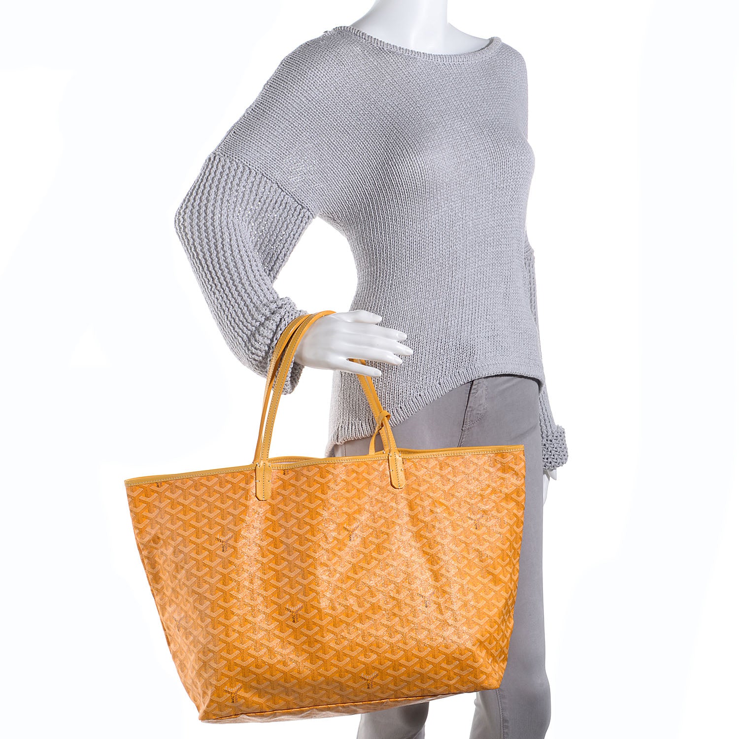 Goyard Goyardine Saint Louis GM Yellow 2 of 8