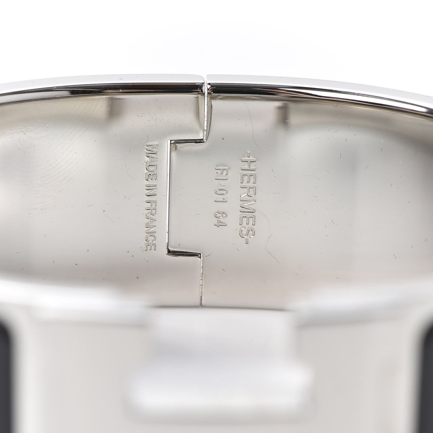 Enamel Wide Clic Clac H Bracelet PM Black