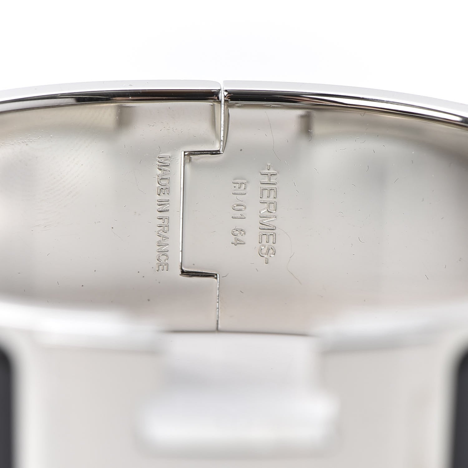 Hermes Enamel Wide Clic Clac H Bracelet PM Black 3 of 3