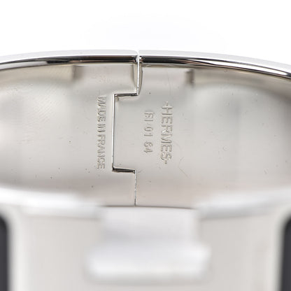 Hermes Enamel Wide Clic Clac H Bracelet PM Black 3 of 3