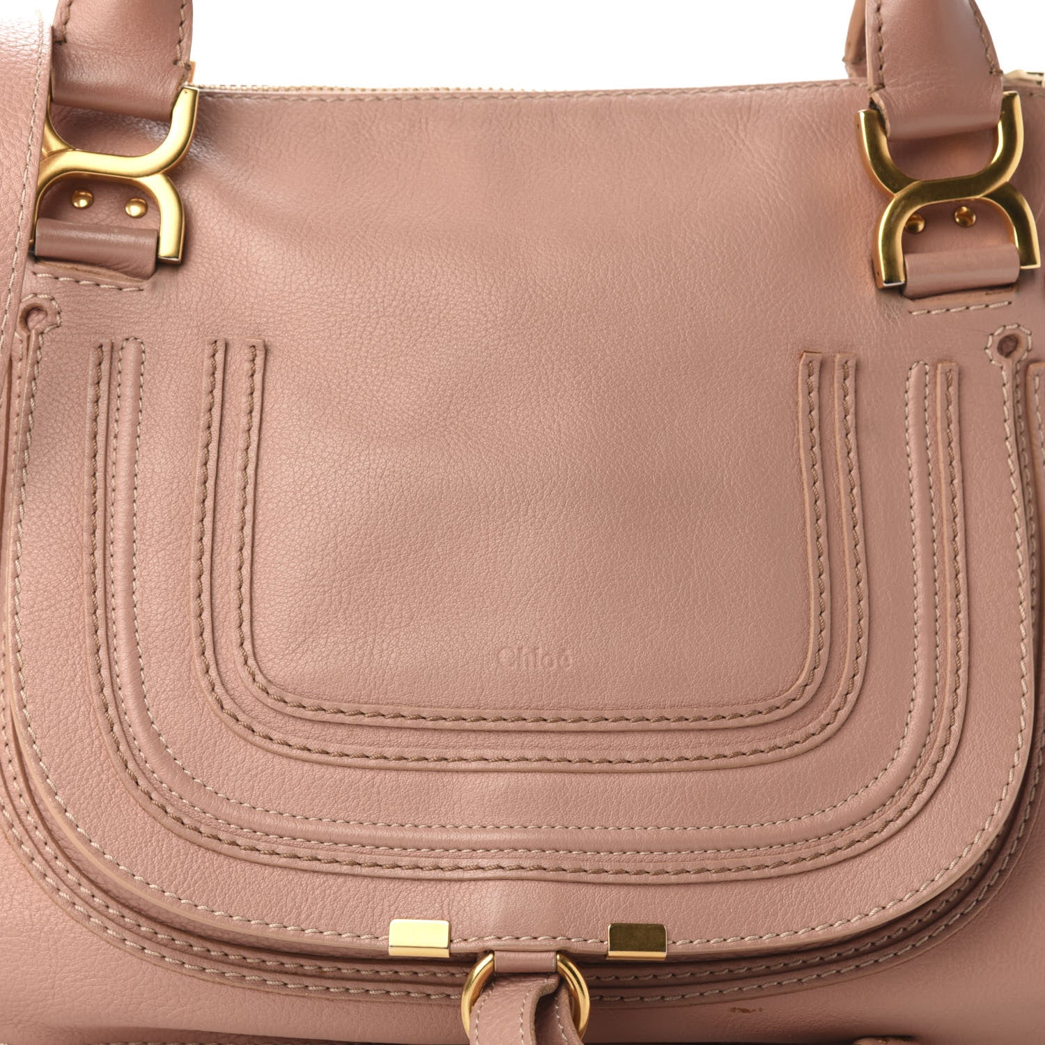 Chloe Calfskin Medium Marcie Satchel Pale Pink 12 of 12