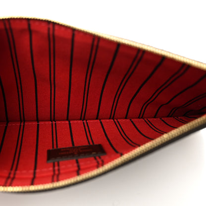 Louis Vuitton Damier Ebene Neverfull MM GM Pochette 5 of 7