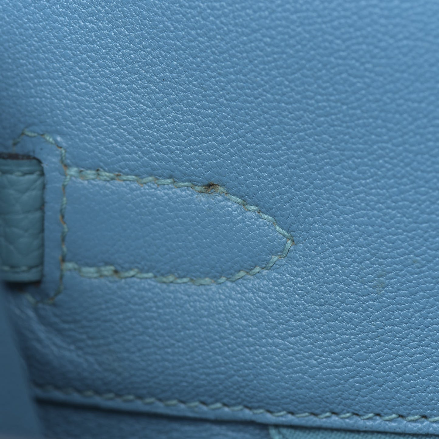 Taurillon Clemence Birkin 35 Turquoise