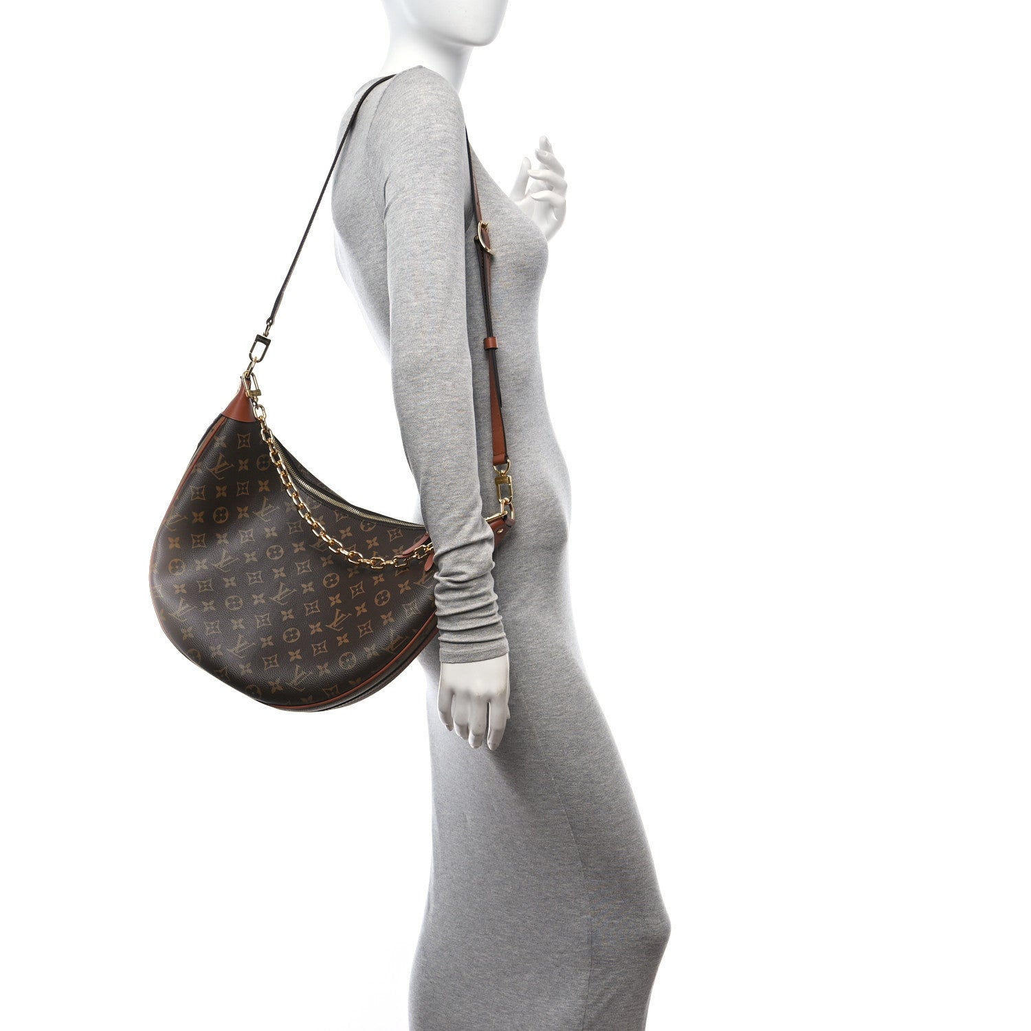 Louis Vuitton Reverse Monogram Loop Hobo 2 of 11
