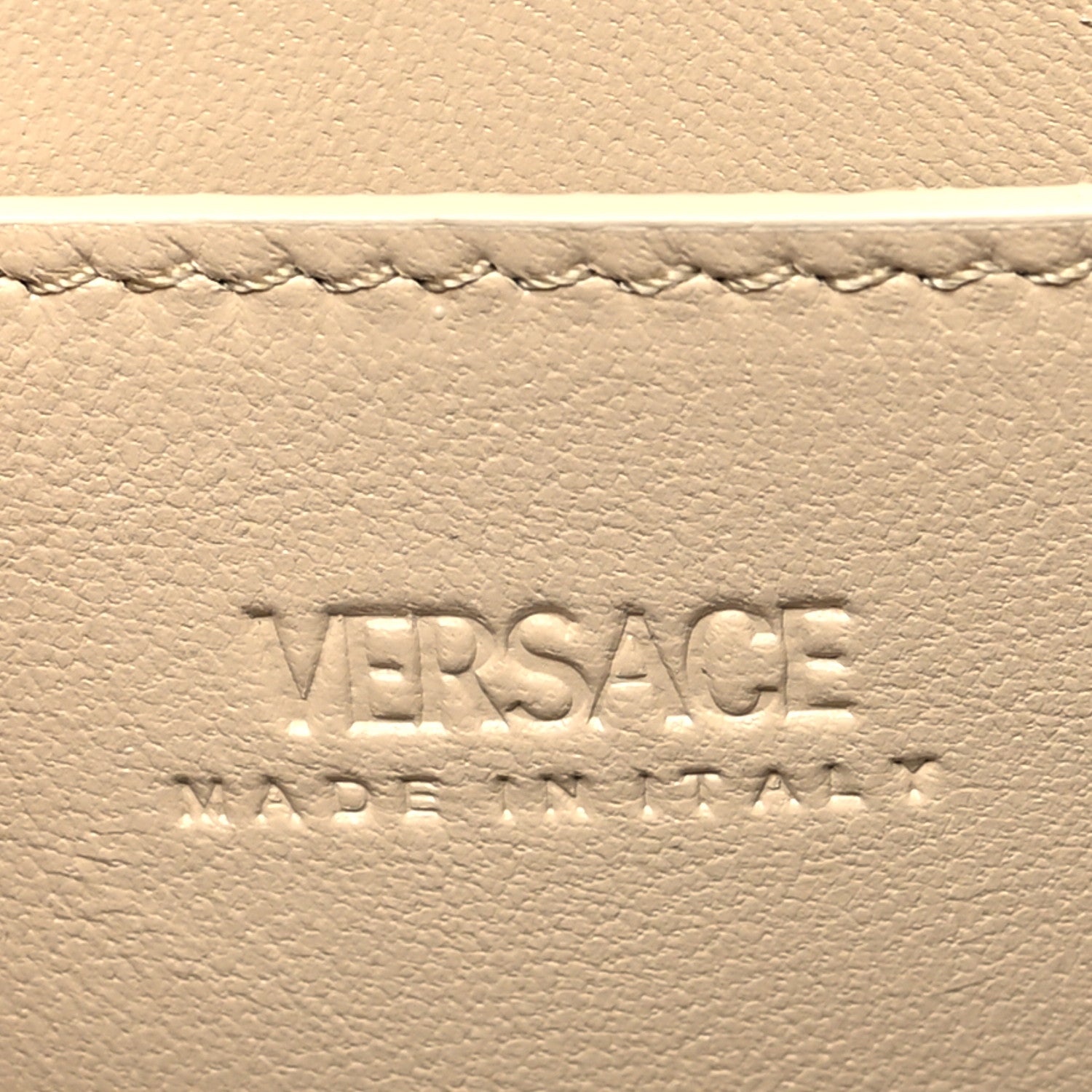Versace Calfskin Crocodile Embossed Greca Goddess Mini Top Handle Bag Grey 6 of 9