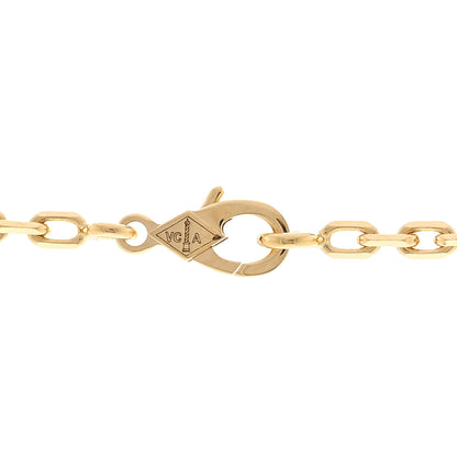 Van Cleef & Arpels 18K Yellow Gold 10 Motifs Guilloche Vintage Alhambra Necklace 4 of 5
