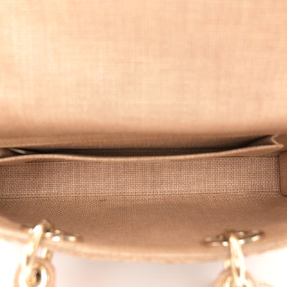 Christian Dior Raffia Medium Lady D-Joy Natural 5 of 10