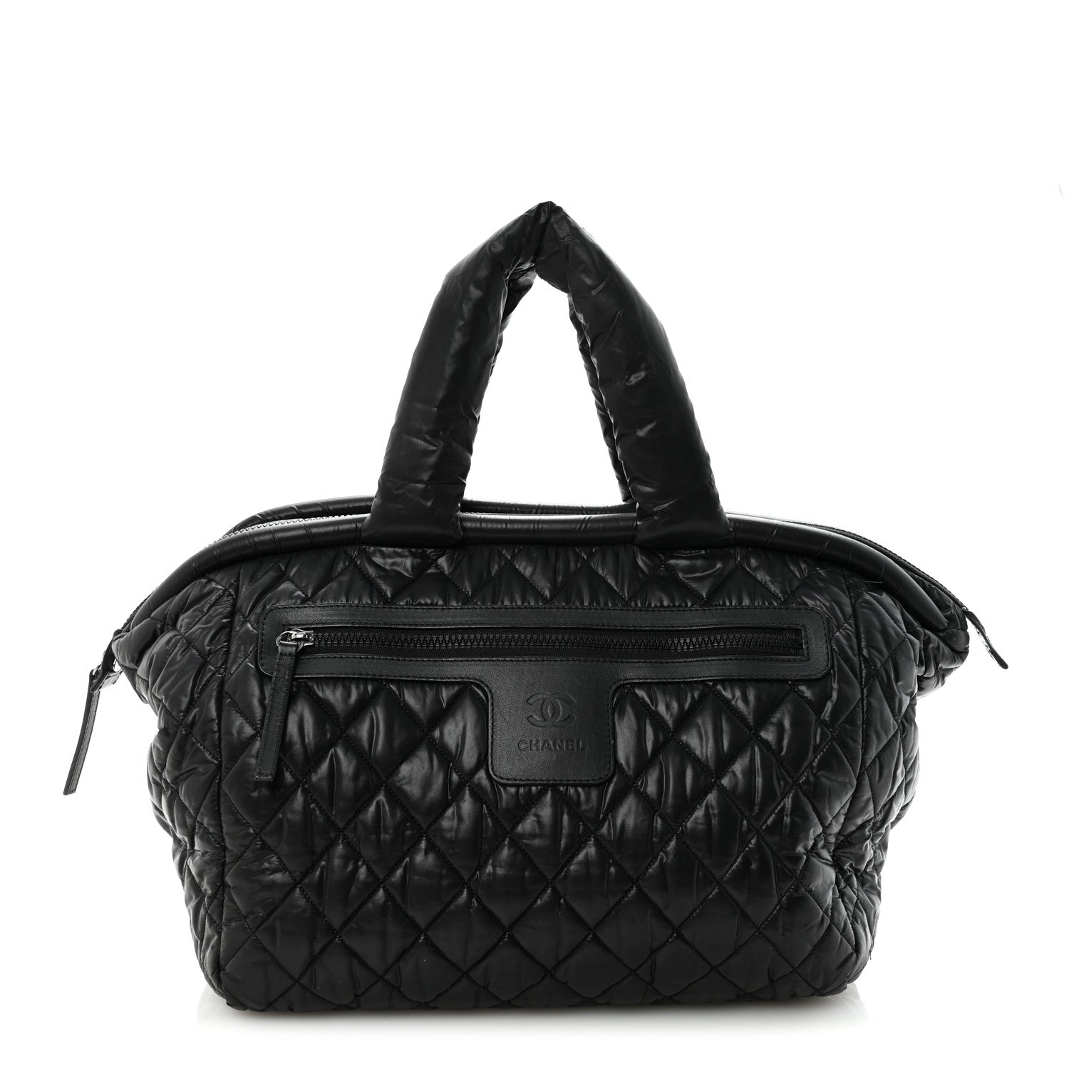 Chanel Nylon Quilted Medium Coco Cocoon Tote Black 1 of 9