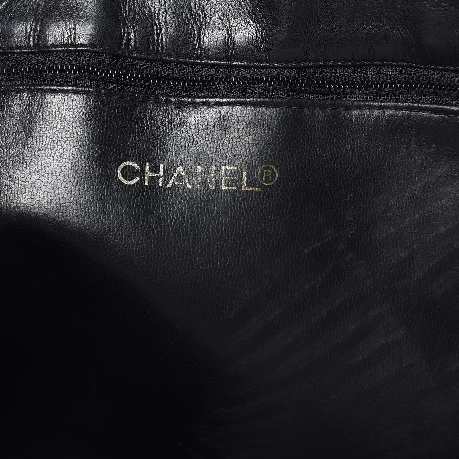 Chanel Canvas Calfskin Shopping Tote Black 6 of 15