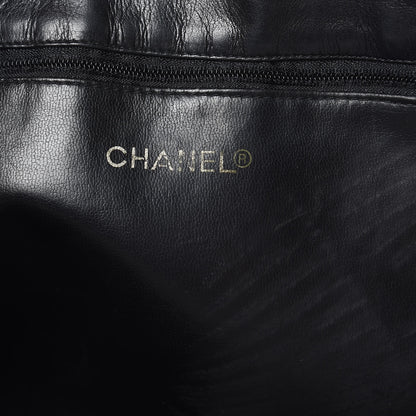Chanel Canvas Calfskin Shopping Tote Black 6 of 15