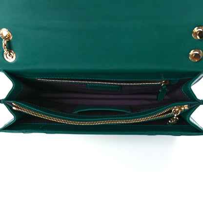 Bulgari Calfskin Serpenti Forever Shoulder Bag Emerald Green 6 of 13