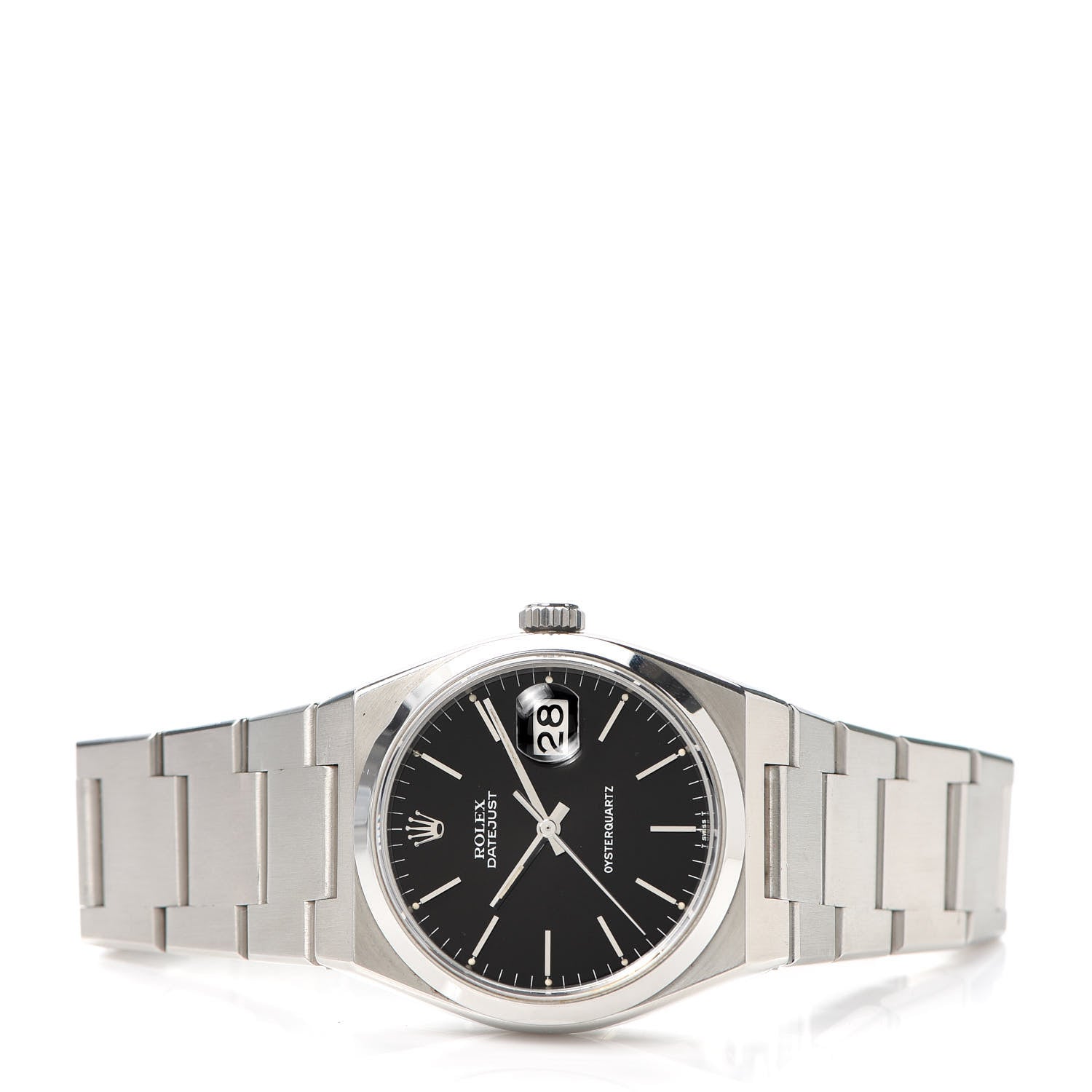 Rolex Stainless Steel 36mm Oysterquartz Datejust Watch Black 17000 2 of 6